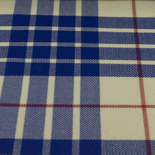 Tartan Fabric - Buchanan - Dress - Blue