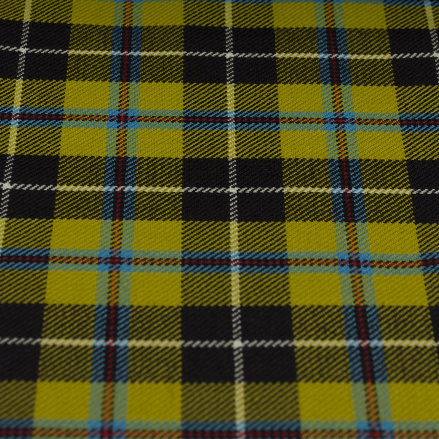 Tartan Fabric - Cornish National - Saffron