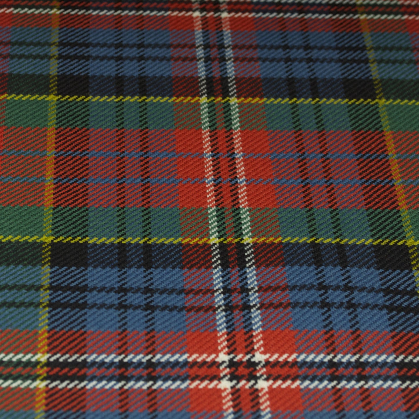 Tartan Fabric - MacPherson - Ancient - Red