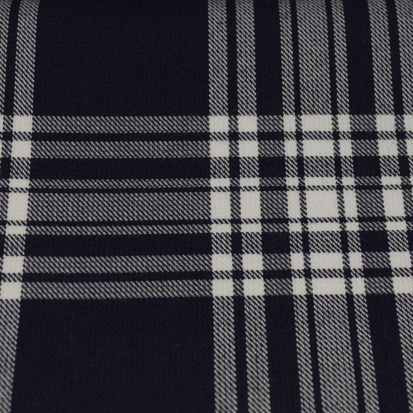 Tartan Fabric - Menzies - Navy