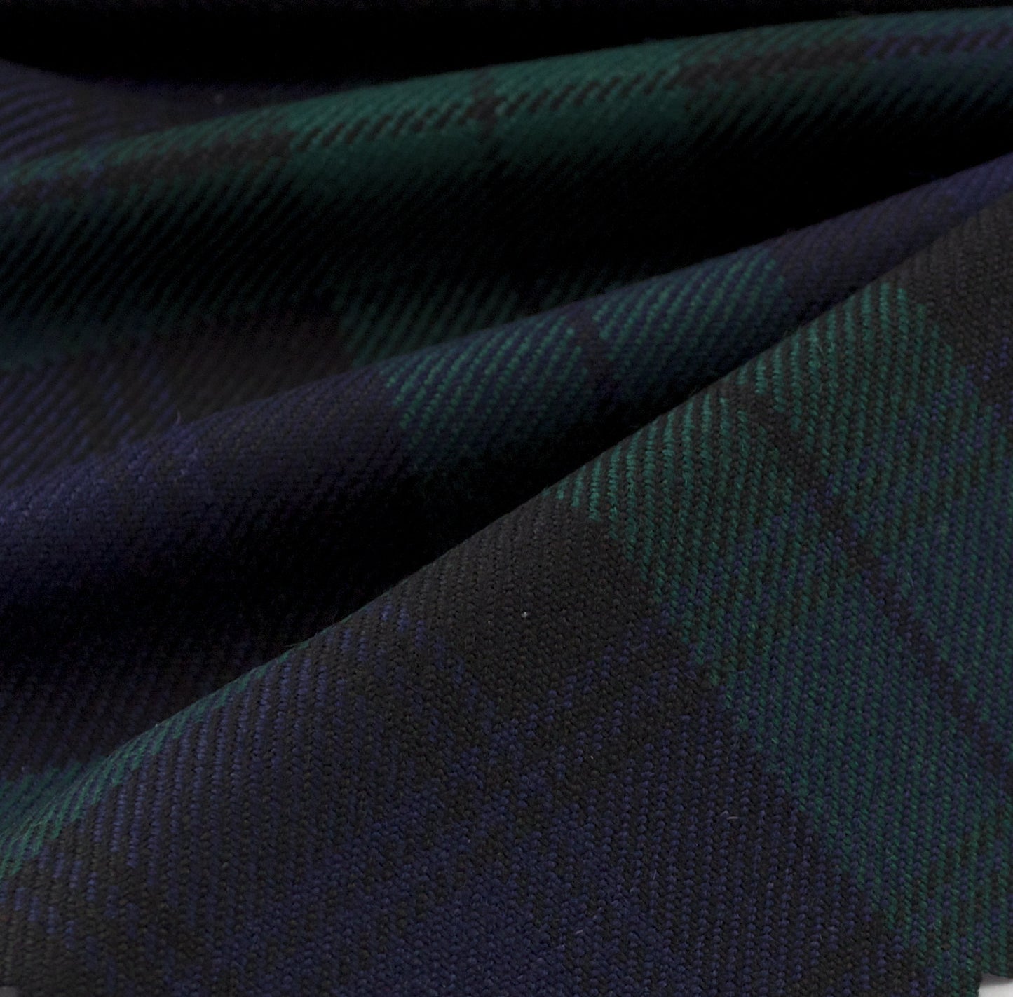 Tartan Fabric - Black Watch - Modern