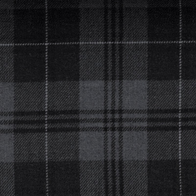Grey Granite - Tartan Fabric - Limited Cut Piece (1 Metre)