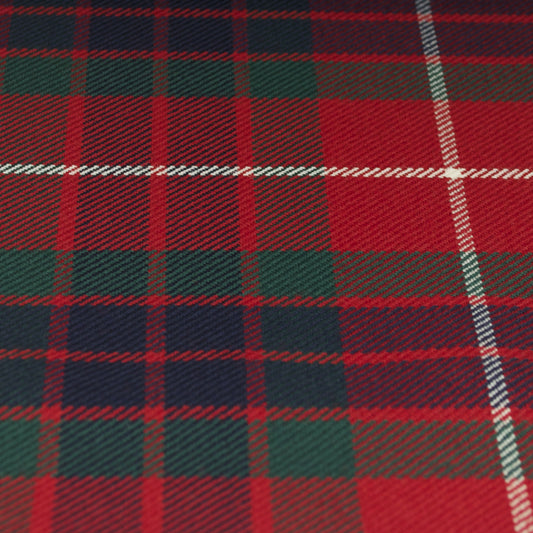 Tartan Fabric - Fraser - Modern - Red