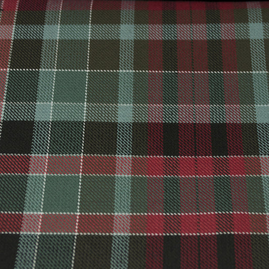 Tartan Fabric - Gordon - Red