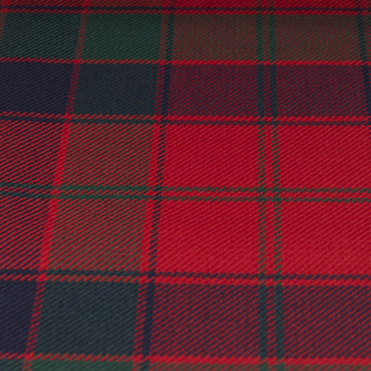 Tartan Fabric - Robertson - Modern - Red