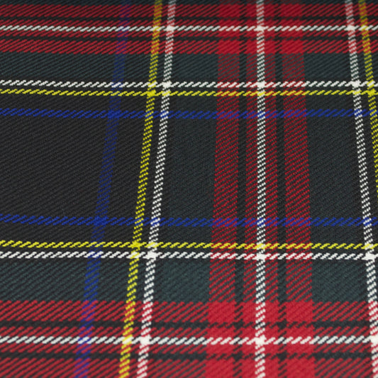 Tartan Fabric - Stewart - Modern - Black