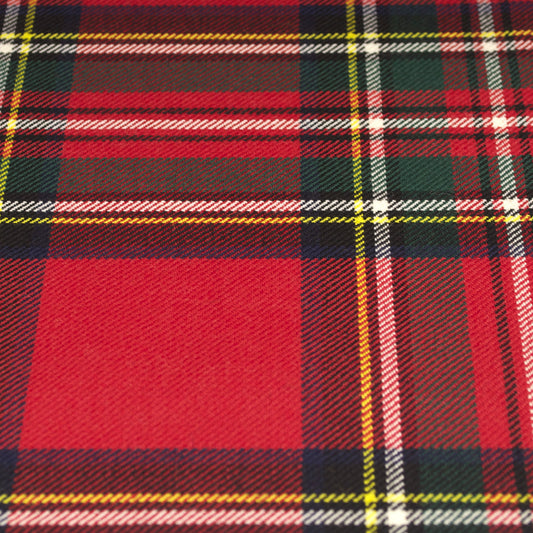 Tartan Fabric - Stewart - Modern - Royal