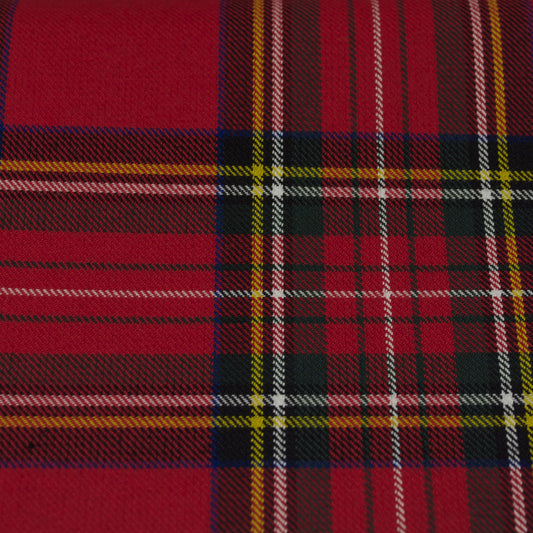 Tartan Fabric - Stewart - Royal