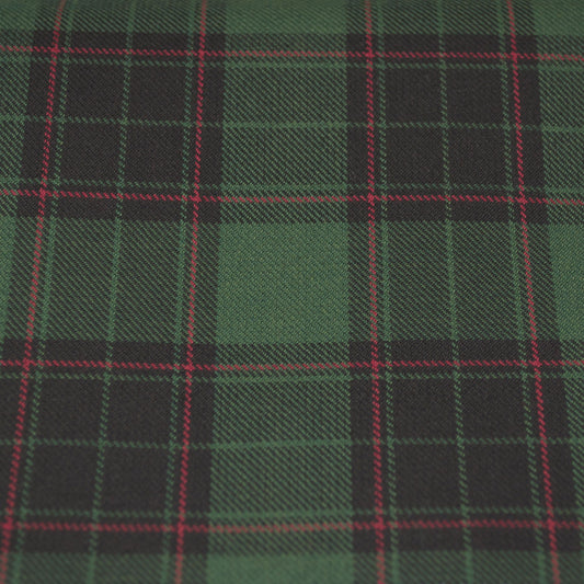 Tartan Fabric - Thomson - Black