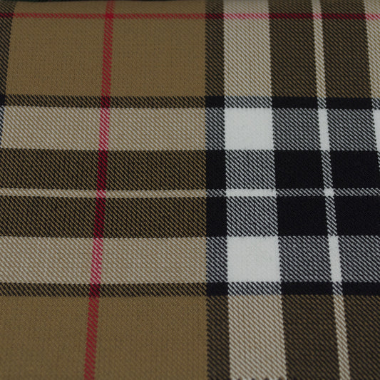 Tartan Fabric - Thomson - Modern - Camel