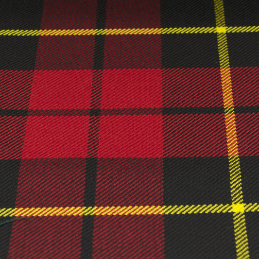 Tartan Fabric - Wallace - Modern - Red